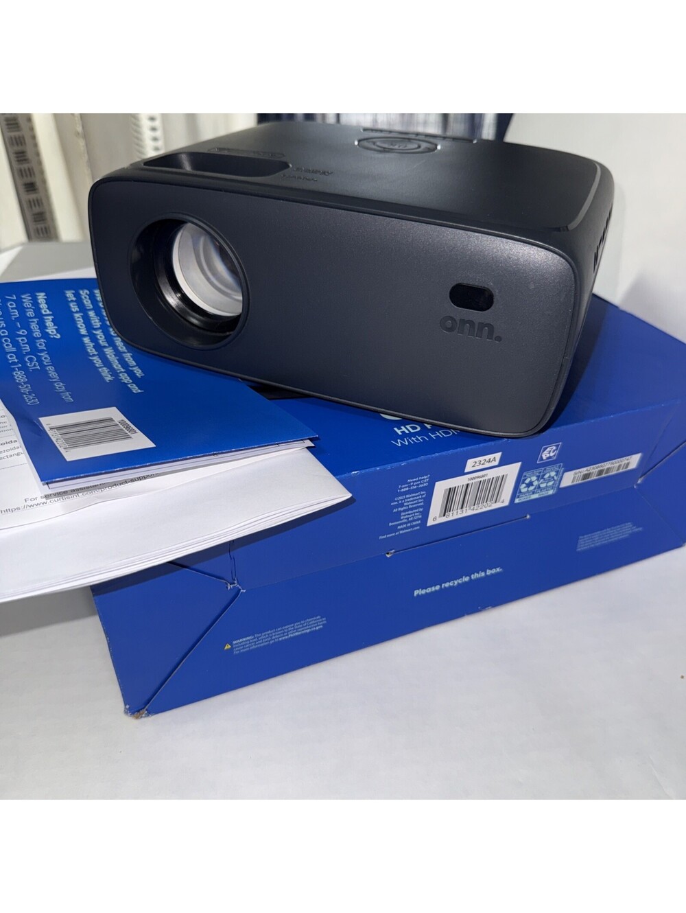 ONN 720P HD Home Theater Projector , No Hdmi Cable Included, Tested And Works!!
